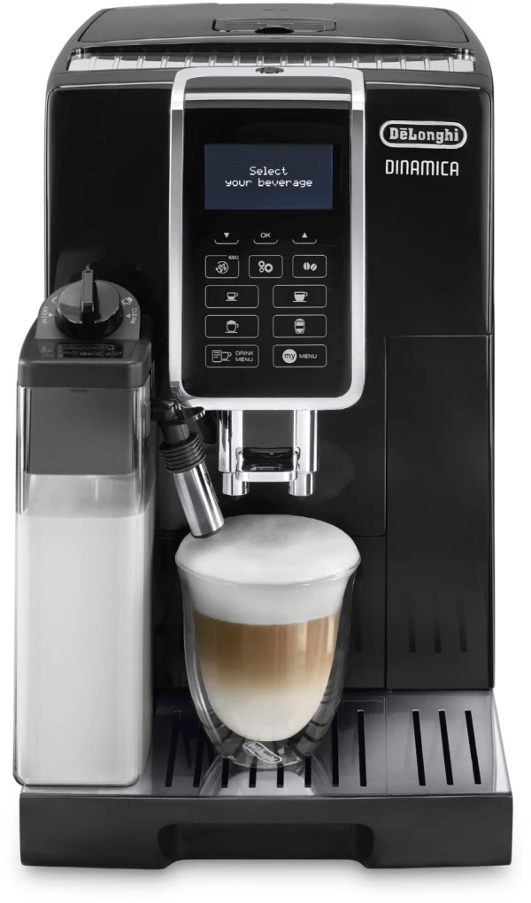 De'Longhi ECAM 350.55.B Dinamica Kaffeevollautomat mit LatteCrema Milchsystem (schwarz)