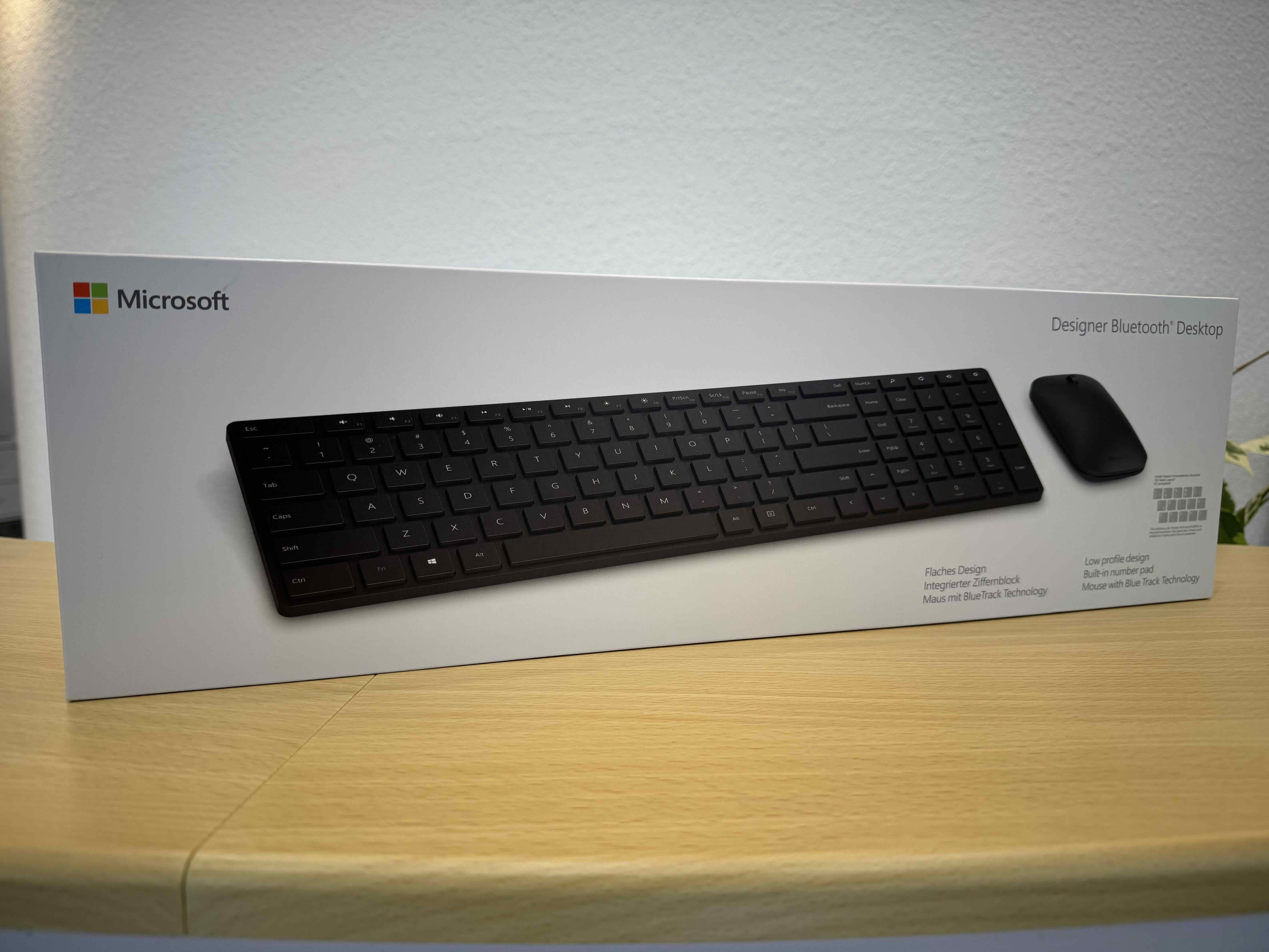 Microsoft Designer Bluetooth Desktop: Bluetooth-Set aus Tastatur und Maus (QWERTZ, DE, 7N9-00008)